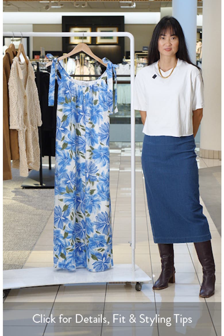 Amber Floral Print Maxi Dress video