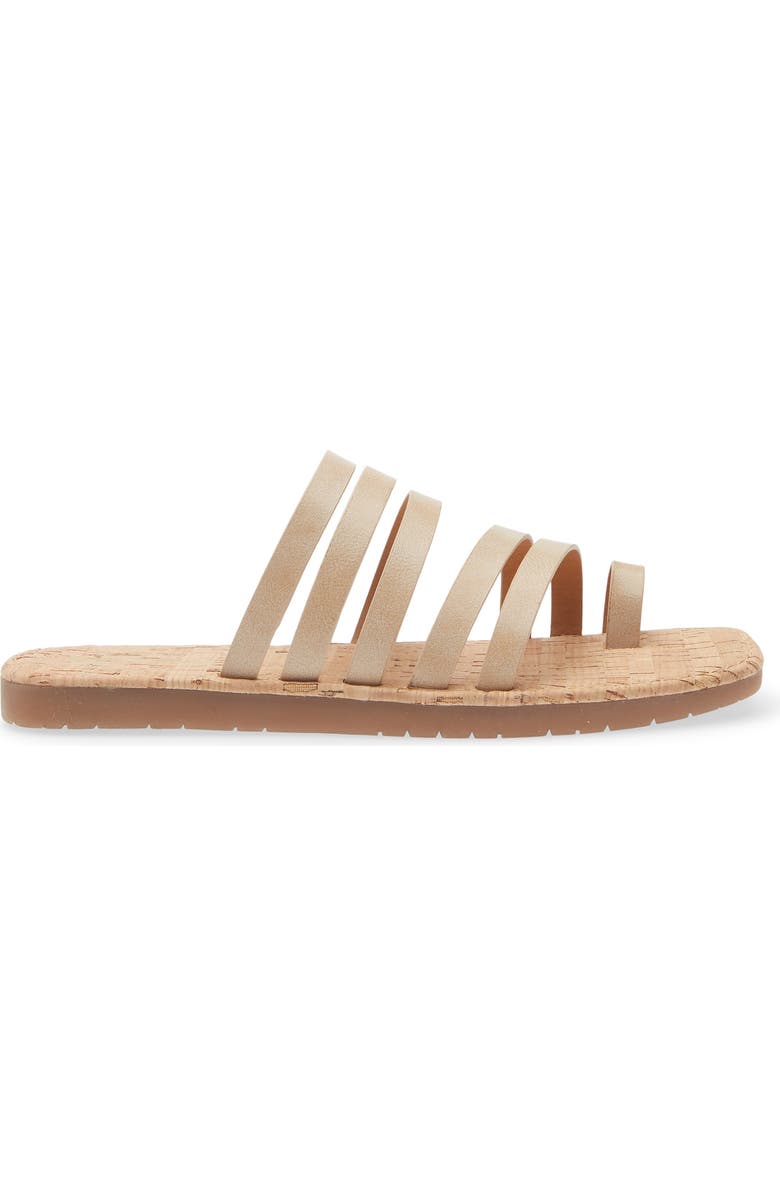 KORKS Marisol Flat Sandal, Alternate, color, Cream