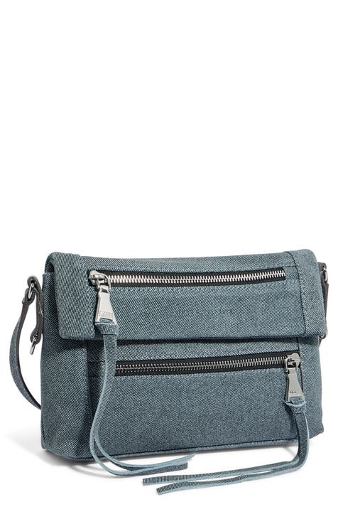 Between the Mountains Blue Crossbody Bags main image 0