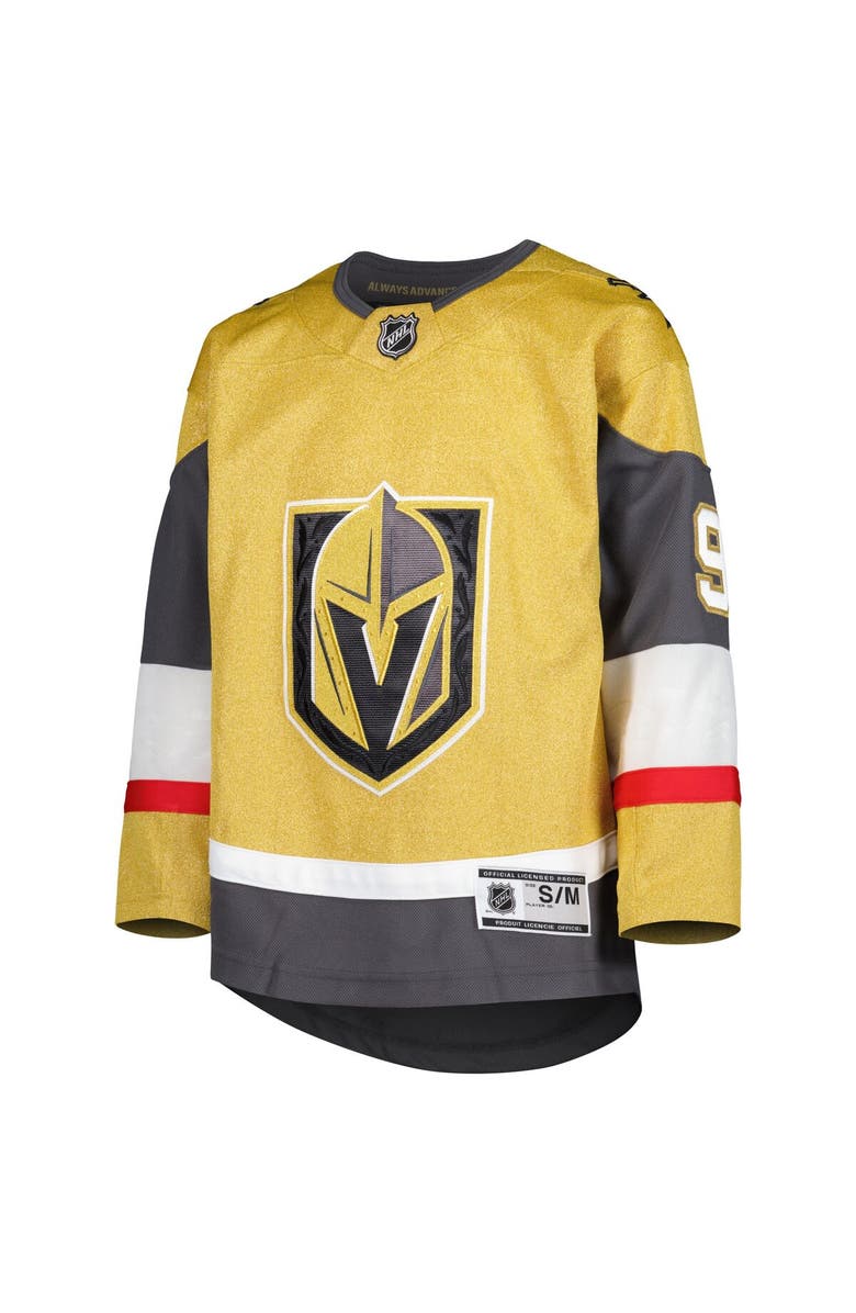Outerstuff Youth Jack Eichel Gold Vegas Golden Knights Home Premier Player Jersey, Alternate, color, Gold