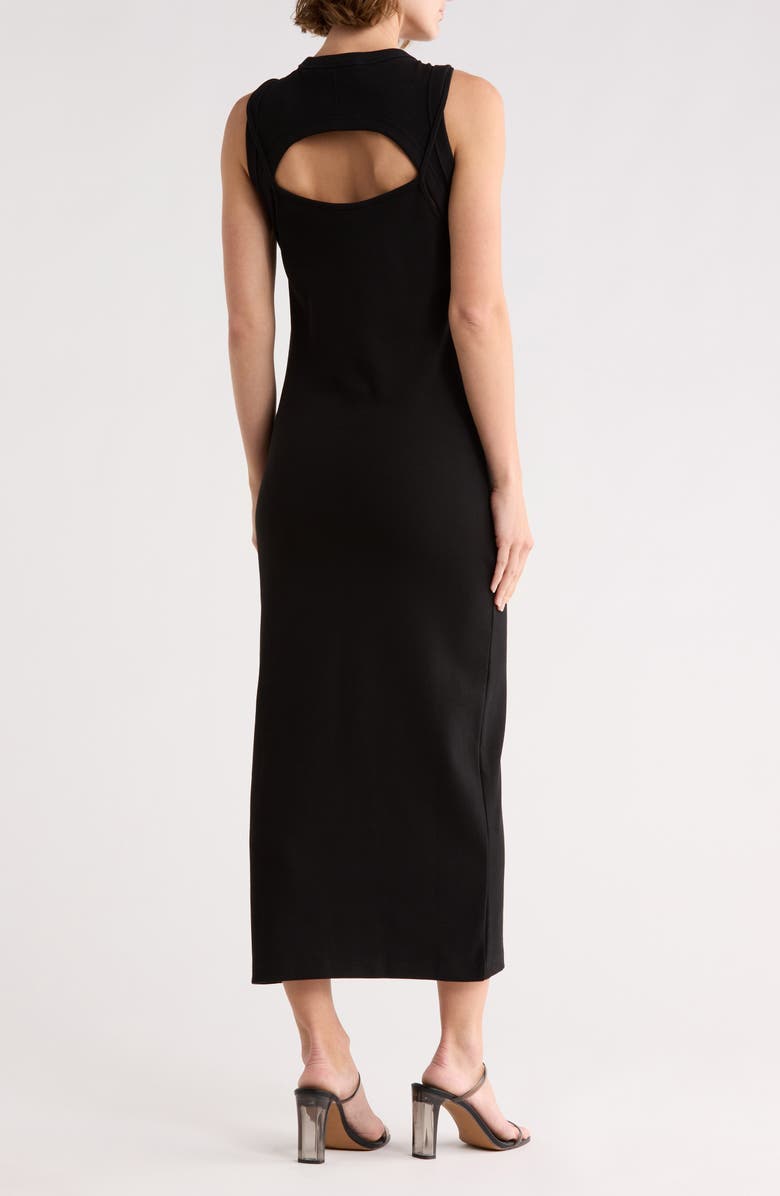 Off-White Cutout Dress, Alternate, color, Black Night