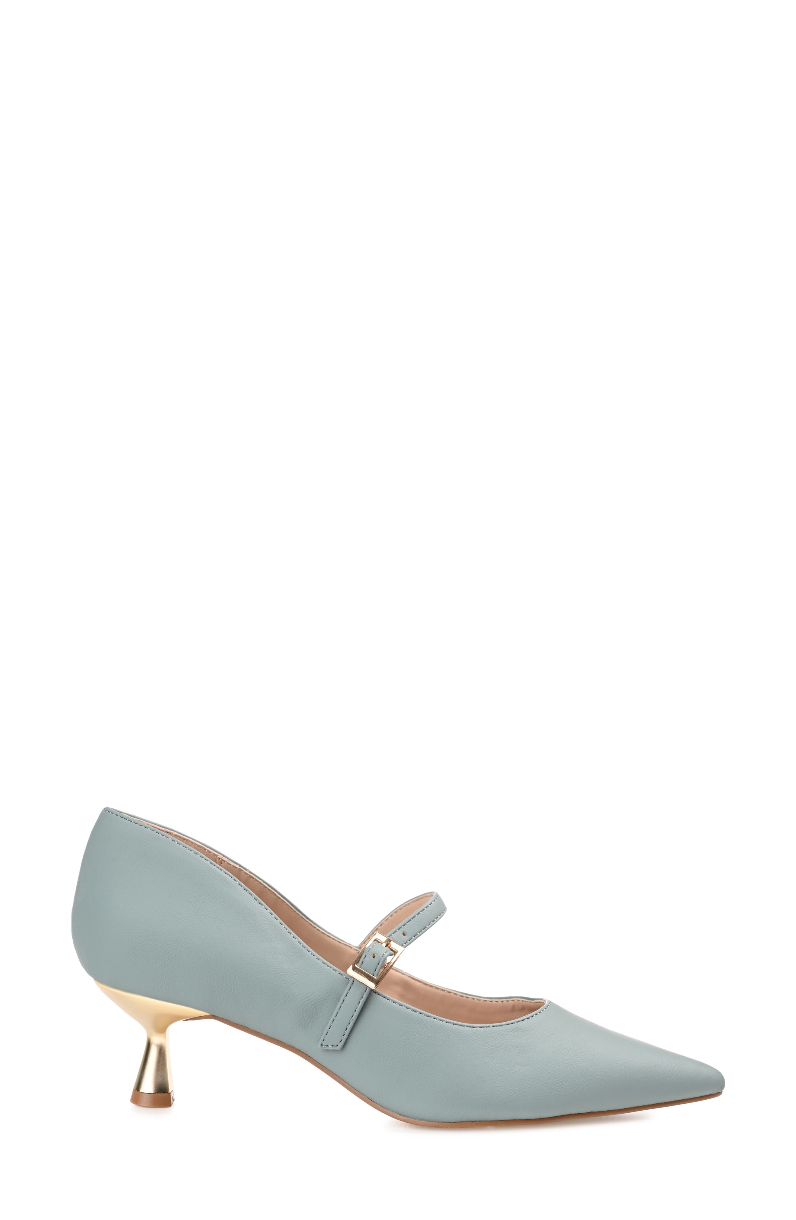 Journee Collection Manza Mary Jane Pump, Alternate, color, Blue