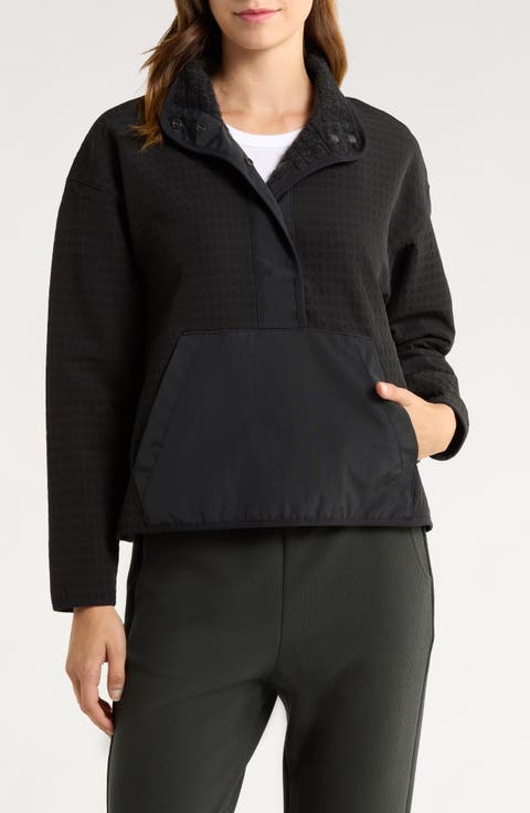 Gridback Fleece Lined Pullover