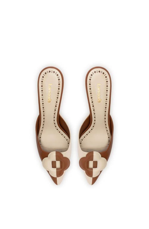 Larroude Larroudé Flora Pump In Caramel