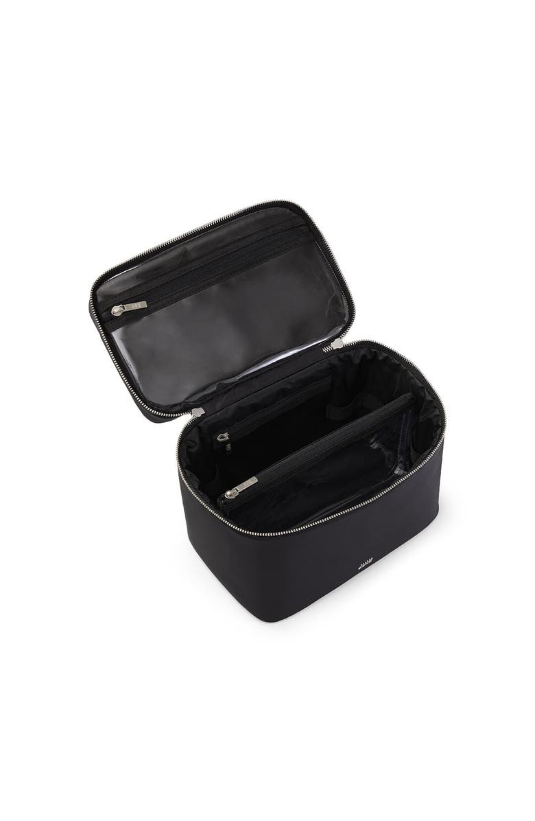July Vanity Cosmetic Case, Alternate, color, Black