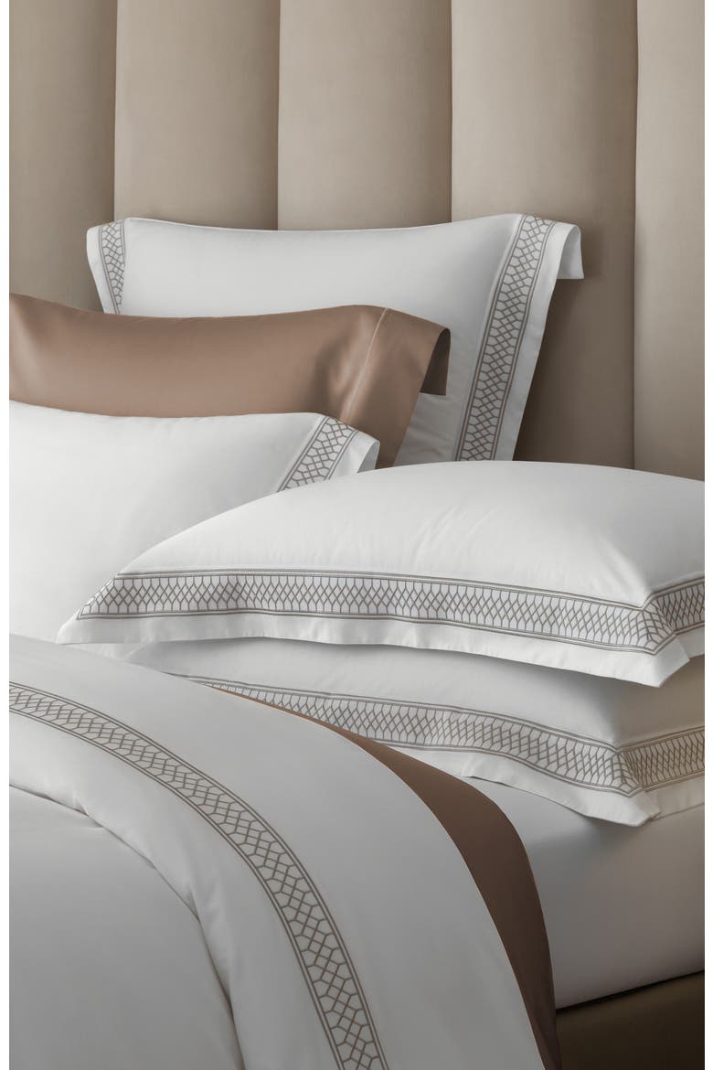 Persephone pillowcase, Alternate, color, White