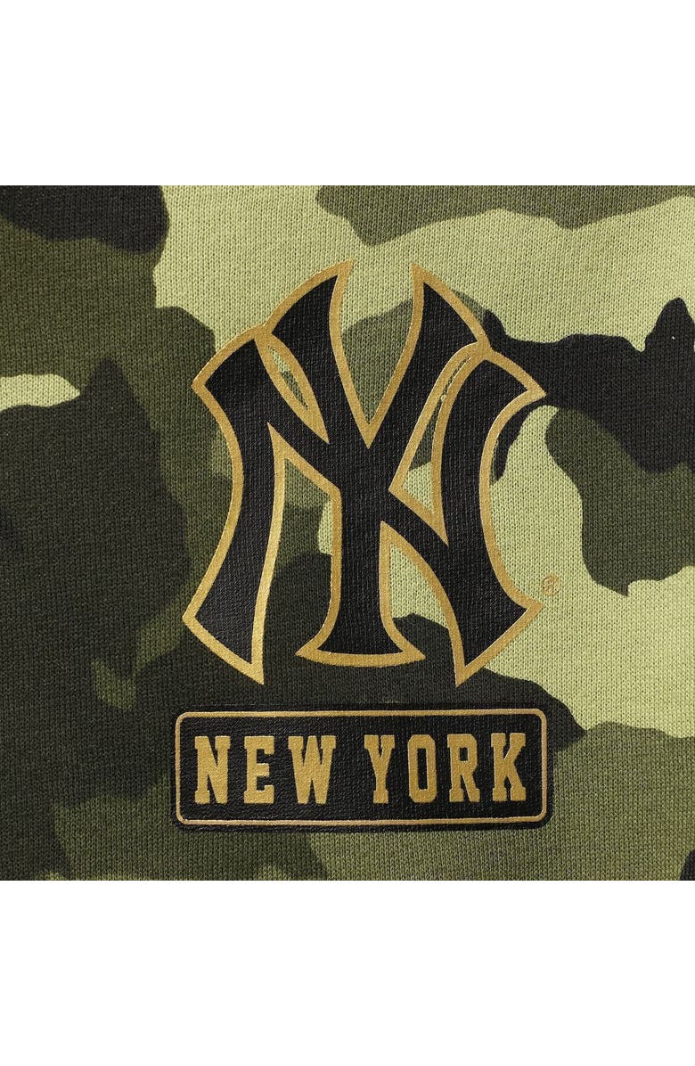 New Era Women's New Era Green New York Yankees 2022 MLB Armed Forces Day Camo Full-Zip Hoodie, Alternate, color, 