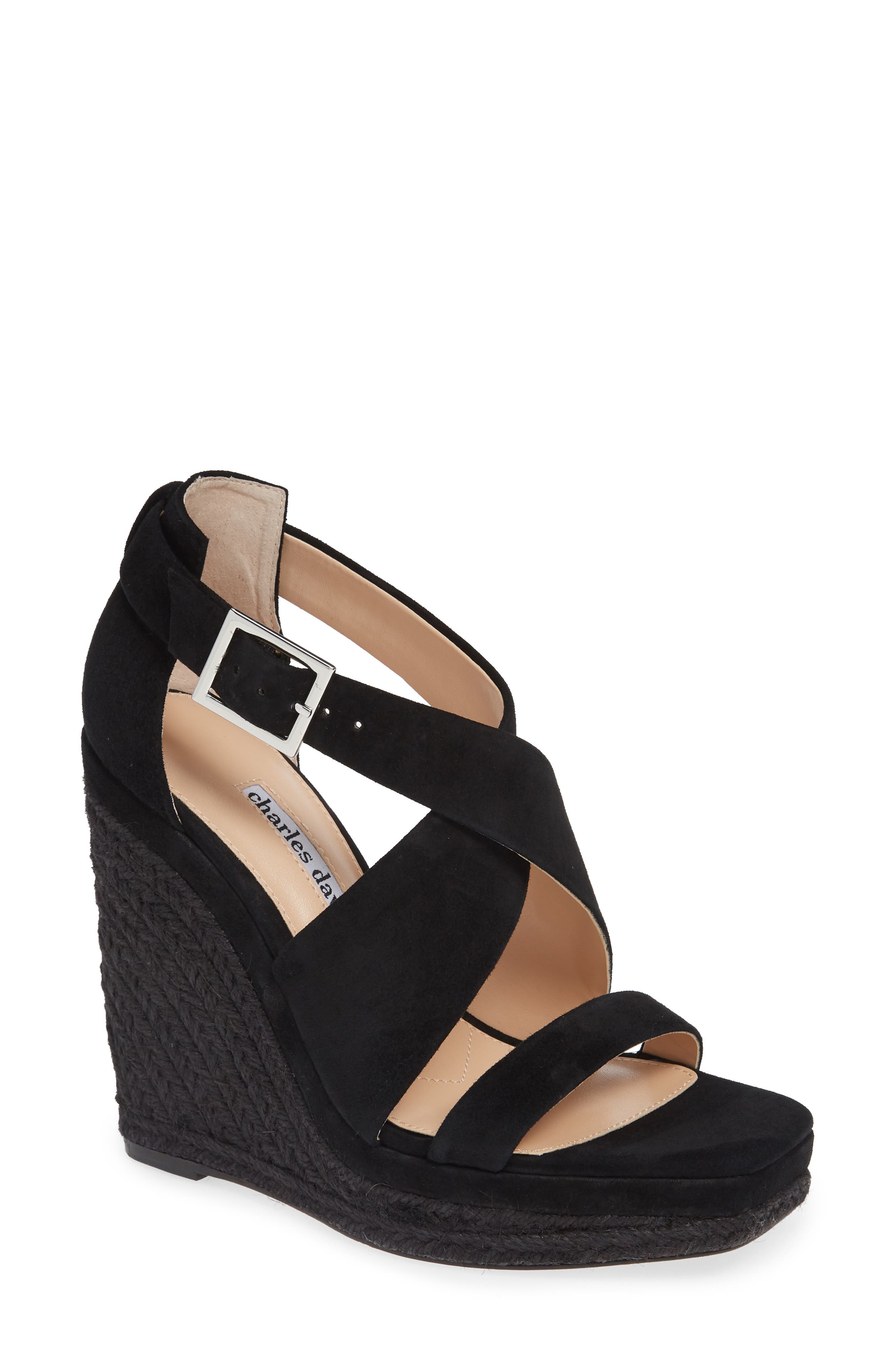 Charles David Esper Espadrille Wedge Sandal, Main, color, 