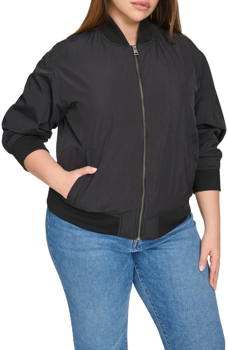 Levi's<sup>®</sup> Relaxed Bomber Jacket, Main, color, Black