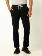 Single Stitch Drawstring Corduroy Pants