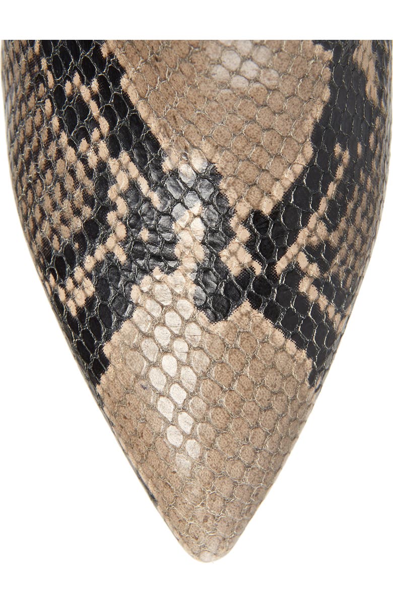 Paris Texas Python Embossed Knee High Boots, Alternate, color,