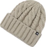New Balance Tag Cable Knit Beanie