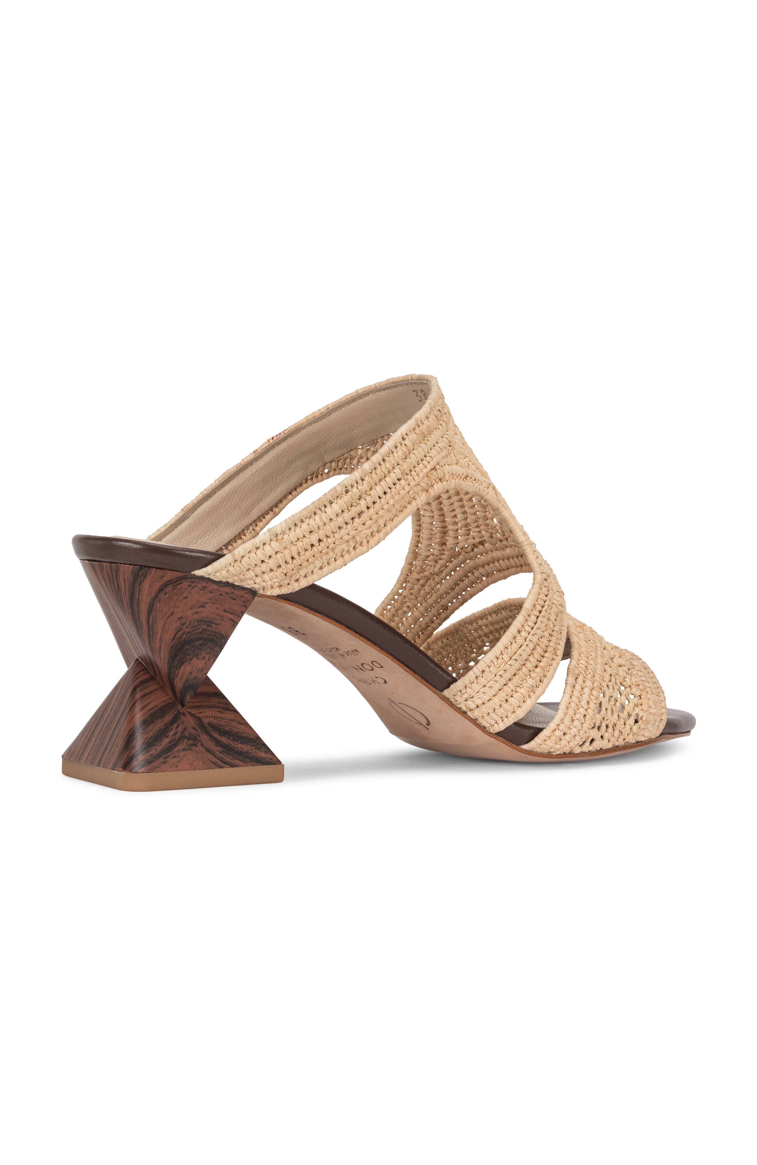Chris Donovan Footwear Glade Sandal, Alternate, color, Natural Raffia