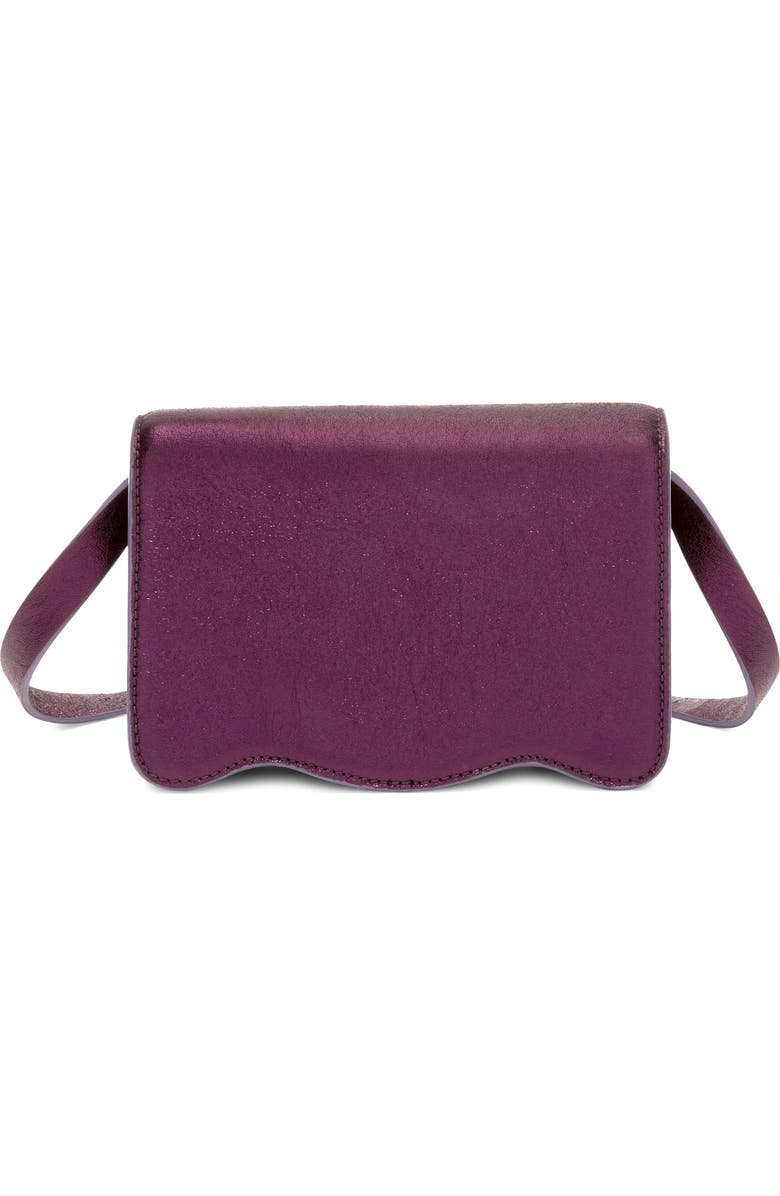 Palm Angels Palm Beach Sparkly Leather Shoulder Bag, Alternate, color,