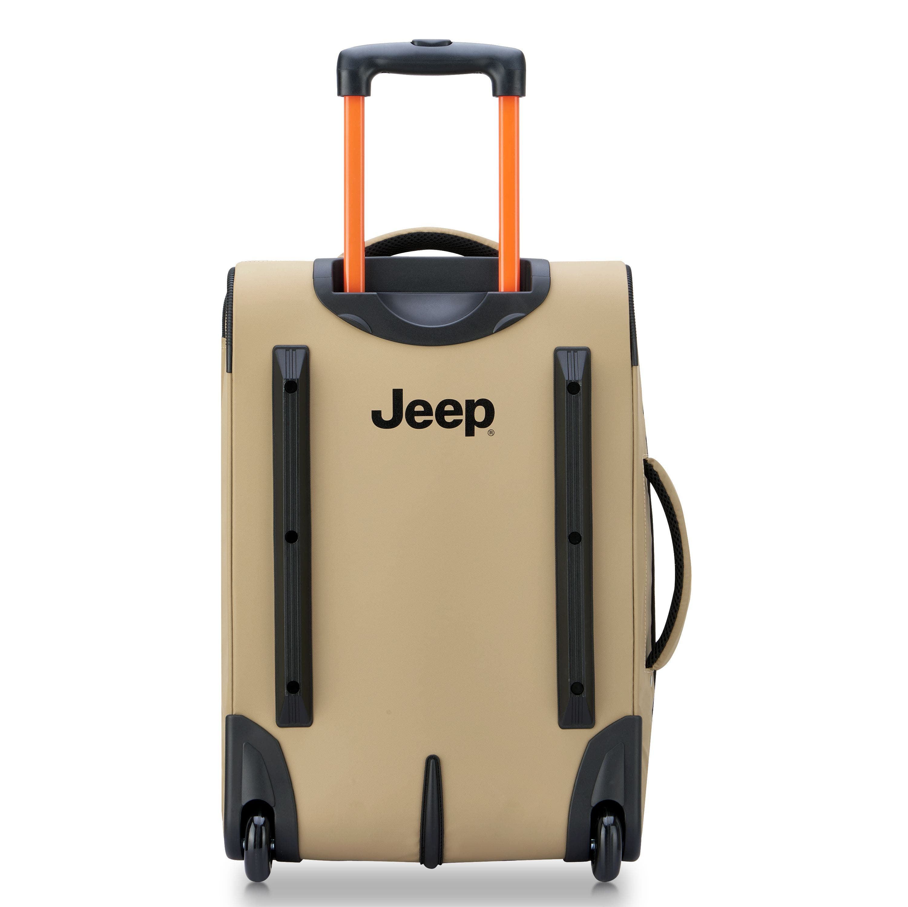JS006B 20 Inch Two Wheel Rolling Travel Duffle Bag, Alternate, color, Warm Sand
