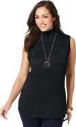 Jessica London Fine Gauge Mockneck Sweater