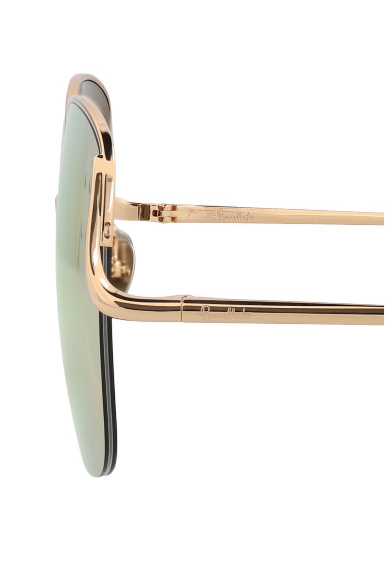 59mm Novelty Oversize Sunglasses, Alternate, color, GOLD GOLD PINK