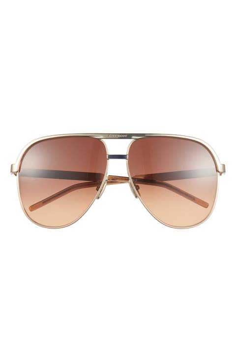 G Ride 62mm Oversize Pilot Sunglasses