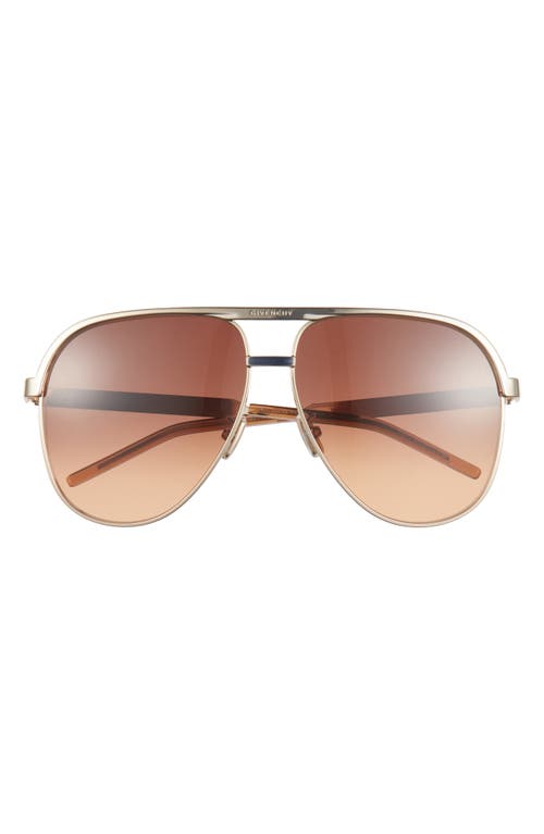 Givenchy G Ride 62mm Oversize Pilot Sunglasses