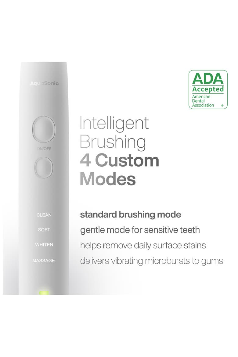 Vibe Series Ultra-Whitening Electric Toothbrush & Aqua Flosser Set, Alternate, color, WHITE