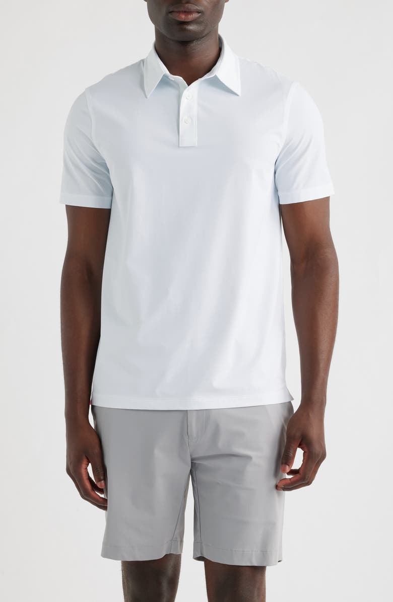 G/FORE Stretch Tech Jersey Golf Polo Shirt, Main, color, Baja