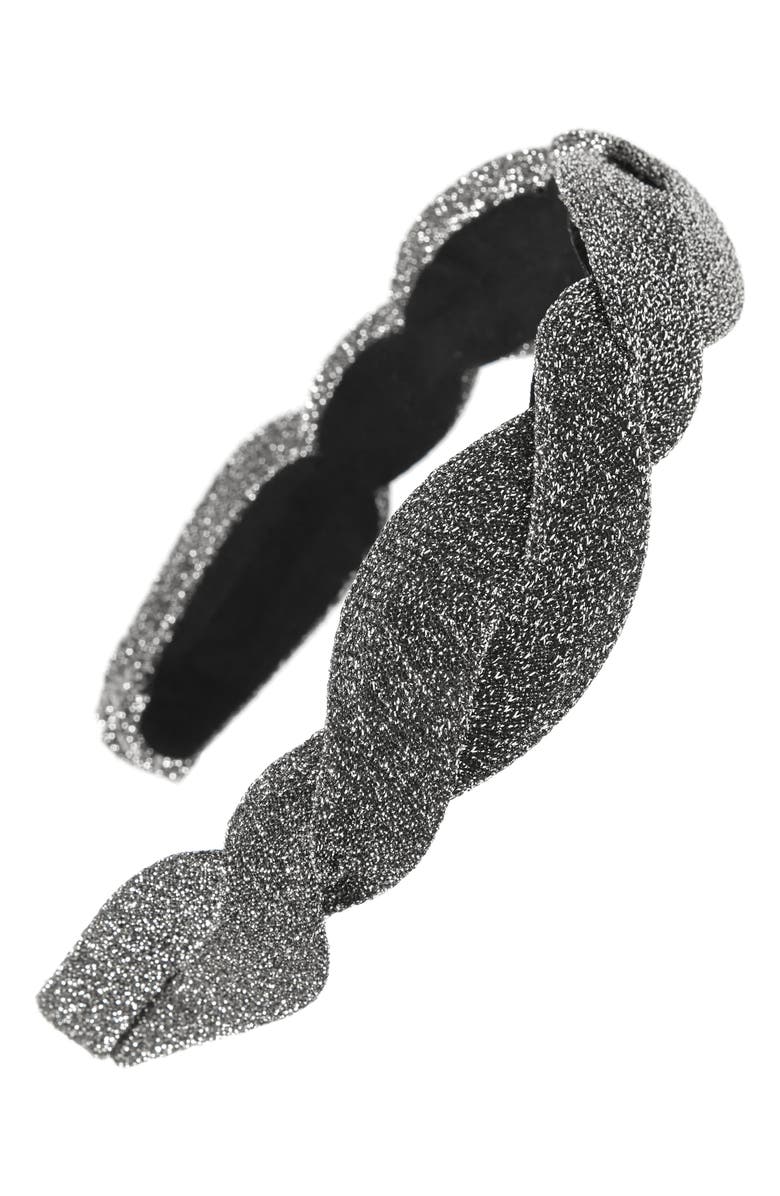 Tasha Sparkle Twist Headband, Main, color, 