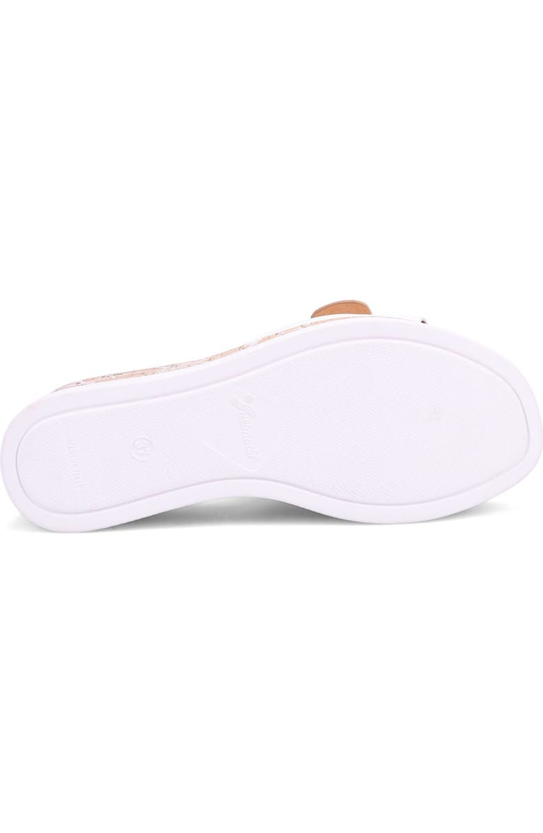 Ron White Taelyn Slide Platform Sandal, Alternate, color, White