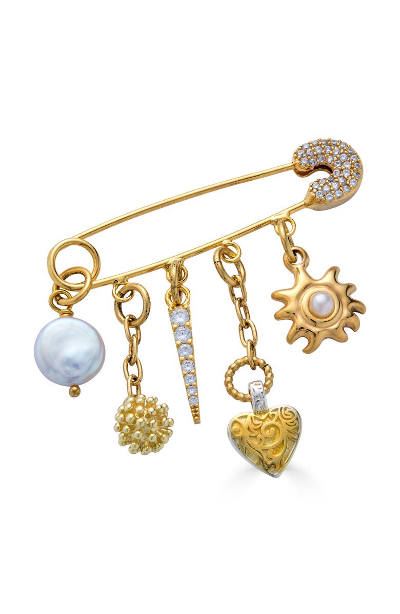 Loni Paul Jewelry Celestial Brooch, Main, color,