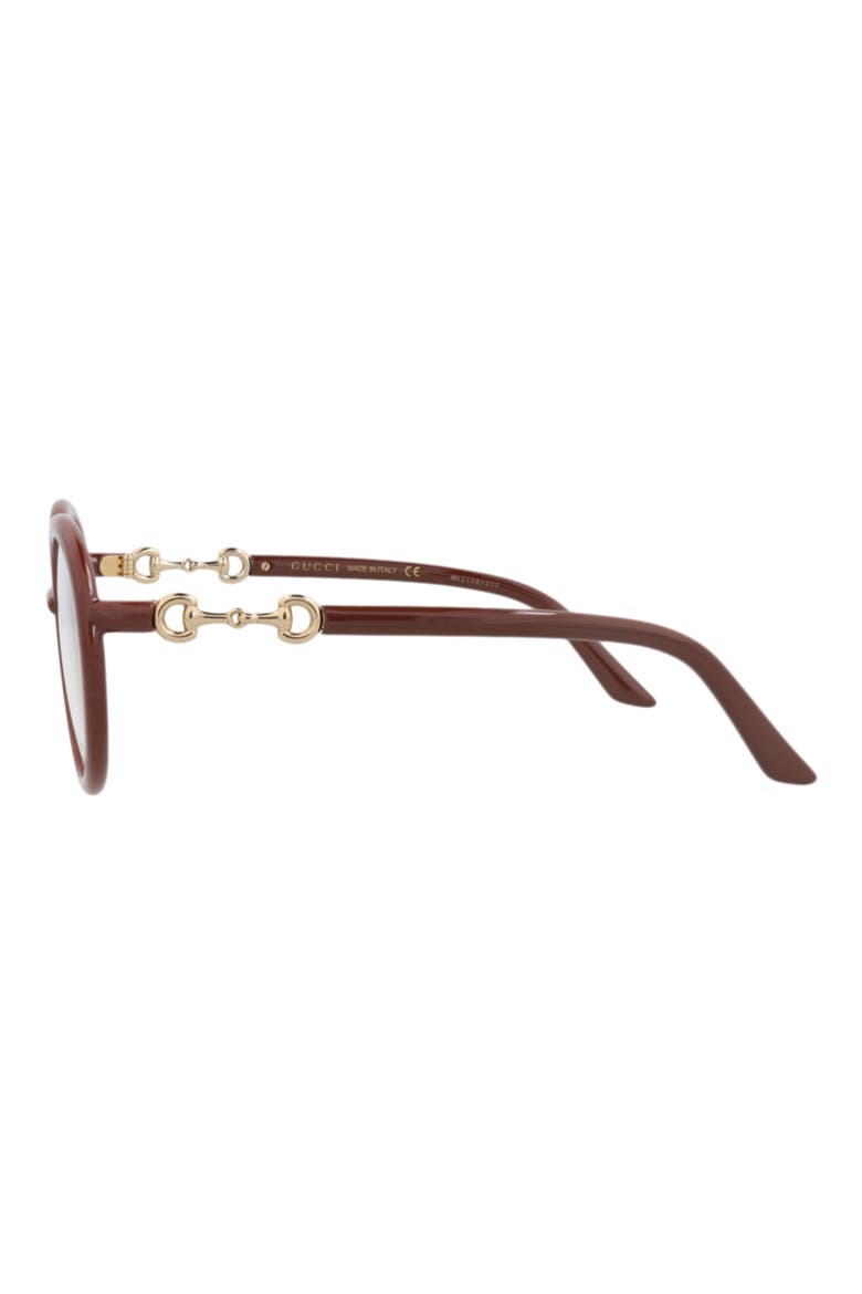 Round Optical Glasses, Alternate, color, BROWN BROWN TRANSPARENT