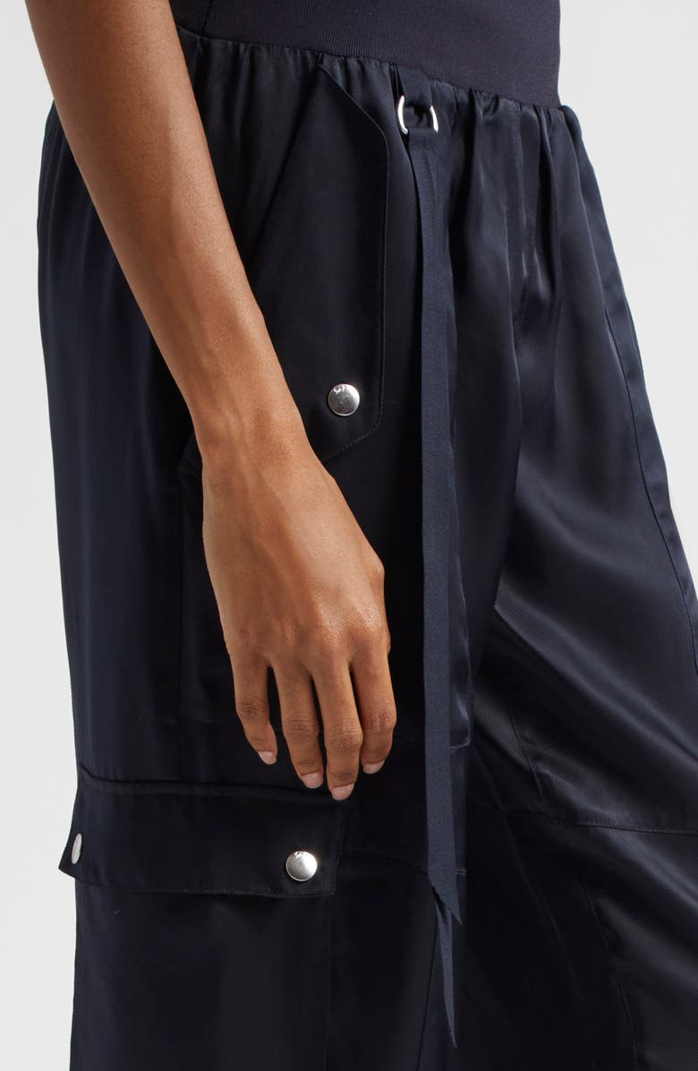 Cinq à Sept Harmony Side Snap Pants, Alternate, color, Navy