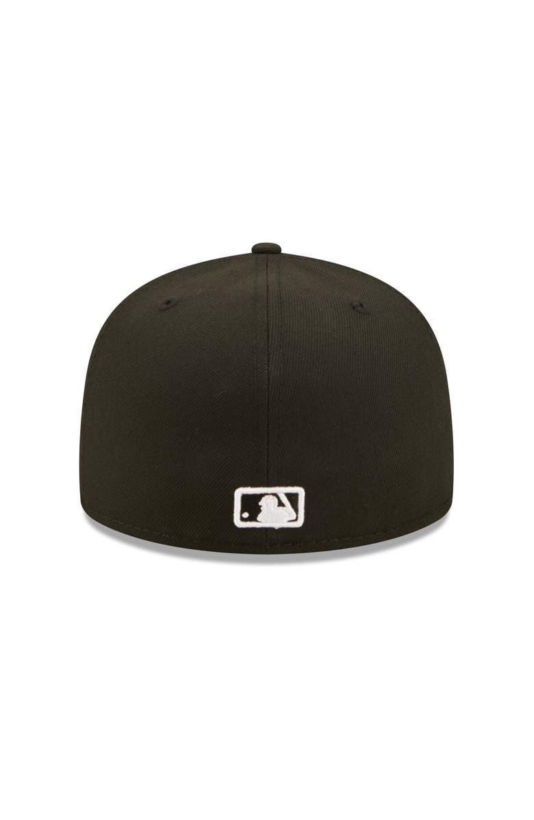 New Era Men's New Era Black Kansas City Royals Team Logo 59FIFTY Fitted Hat, Alternate, color,