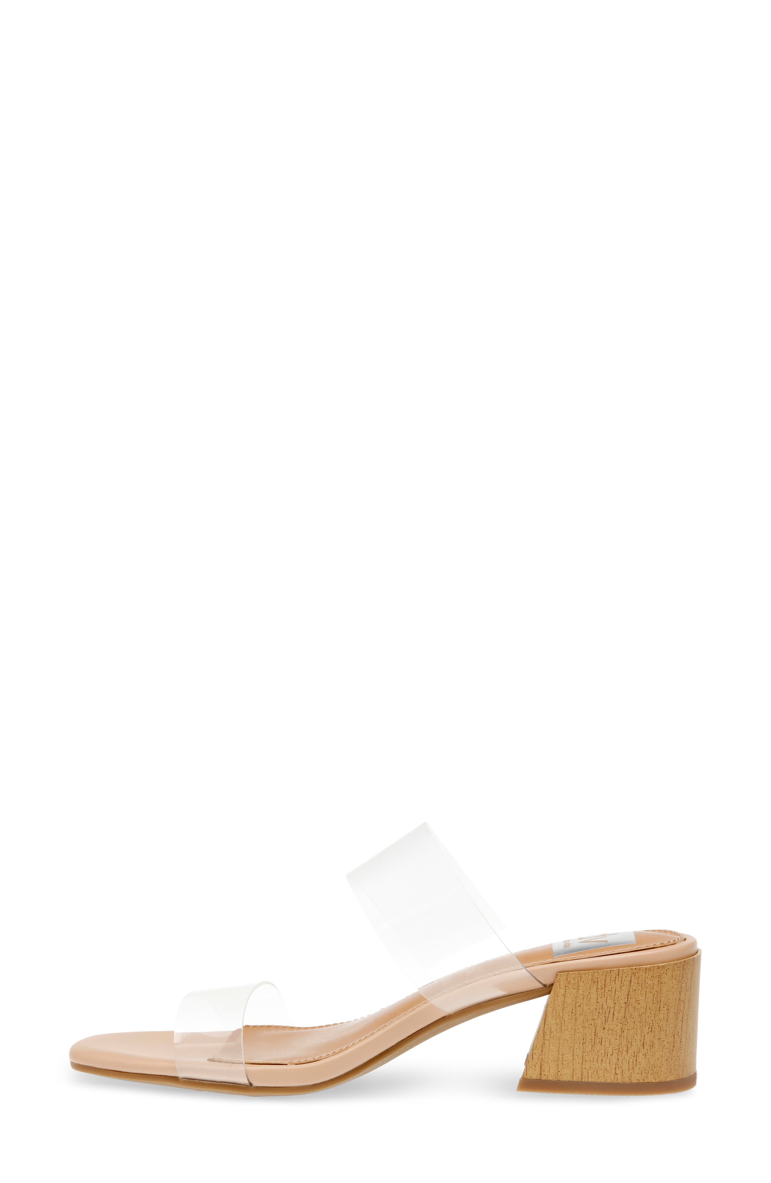 DV by Dolce Vita Shyla Block Heel Sandal, Alternate, color, Clear