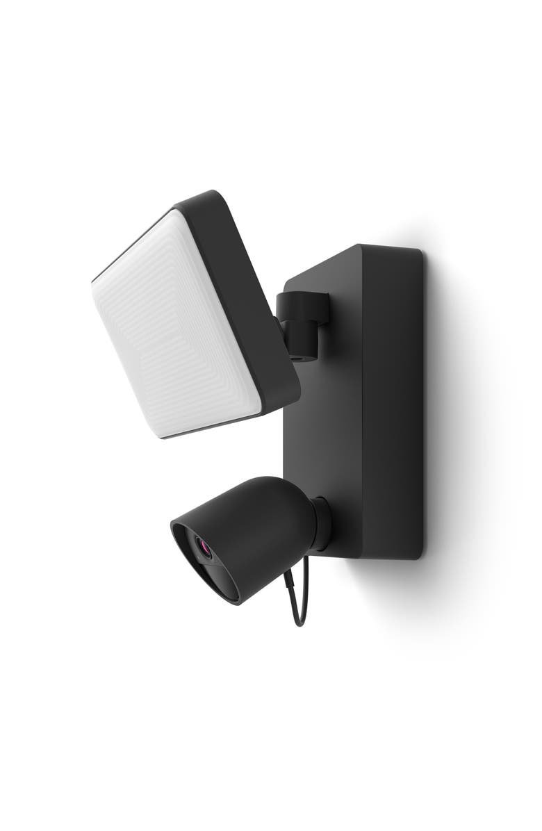 Philips Hue Hue Secure Outdoor Floodlight + Camera Bundle, Alternate, color, Black