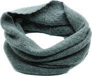 Portolano Basketweave Stitch Cashmere Infinity Scarf