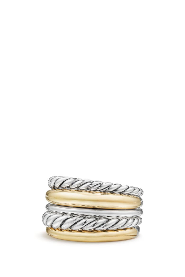 Pure Form® Wide Ring, Alternate, color, SILVER