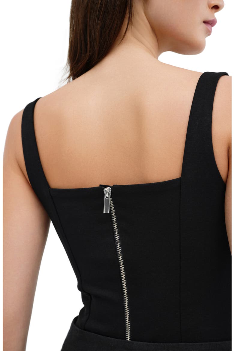 Anya Crop Camisole, Alternate, color, BLACK