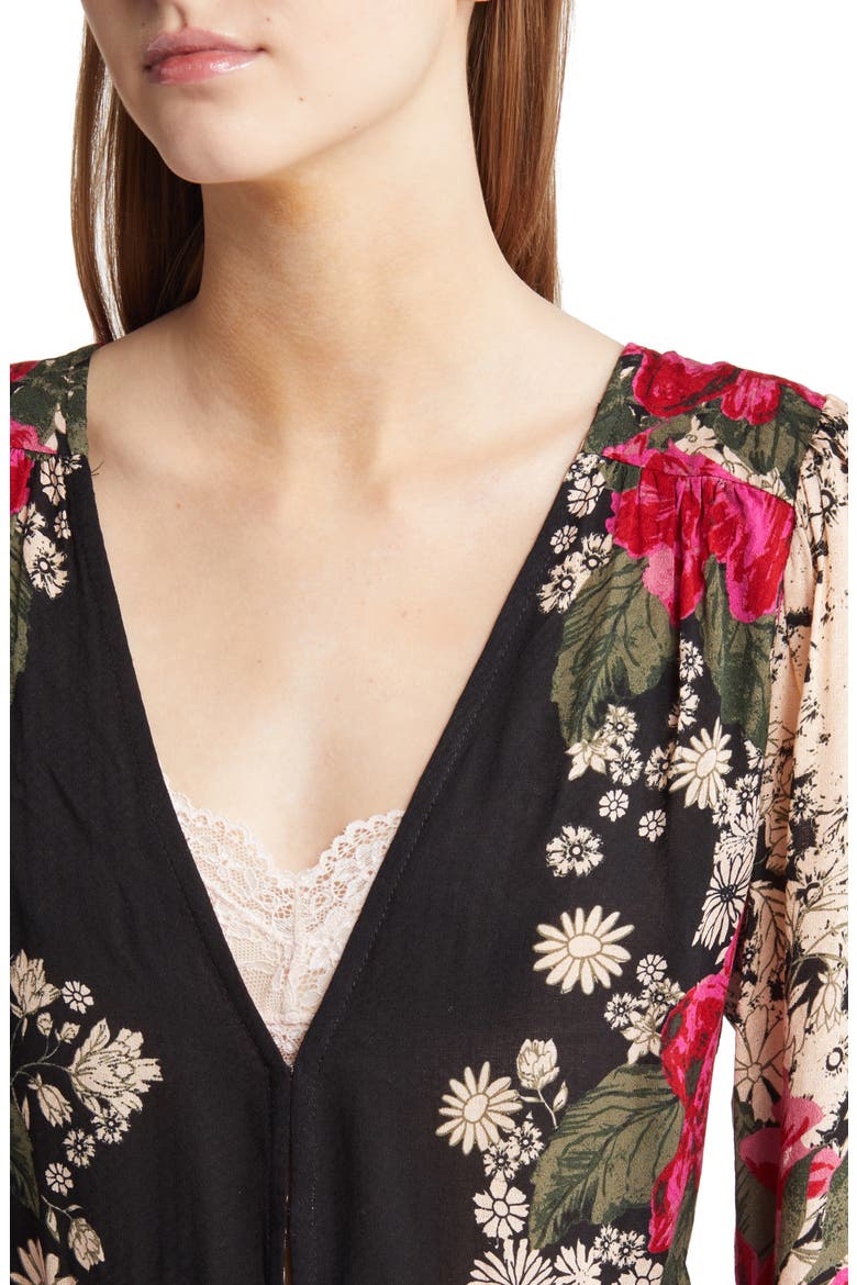 Mikayla Print Long Sleeve Tunic, Alternate, color, TWILIGHT COMBO