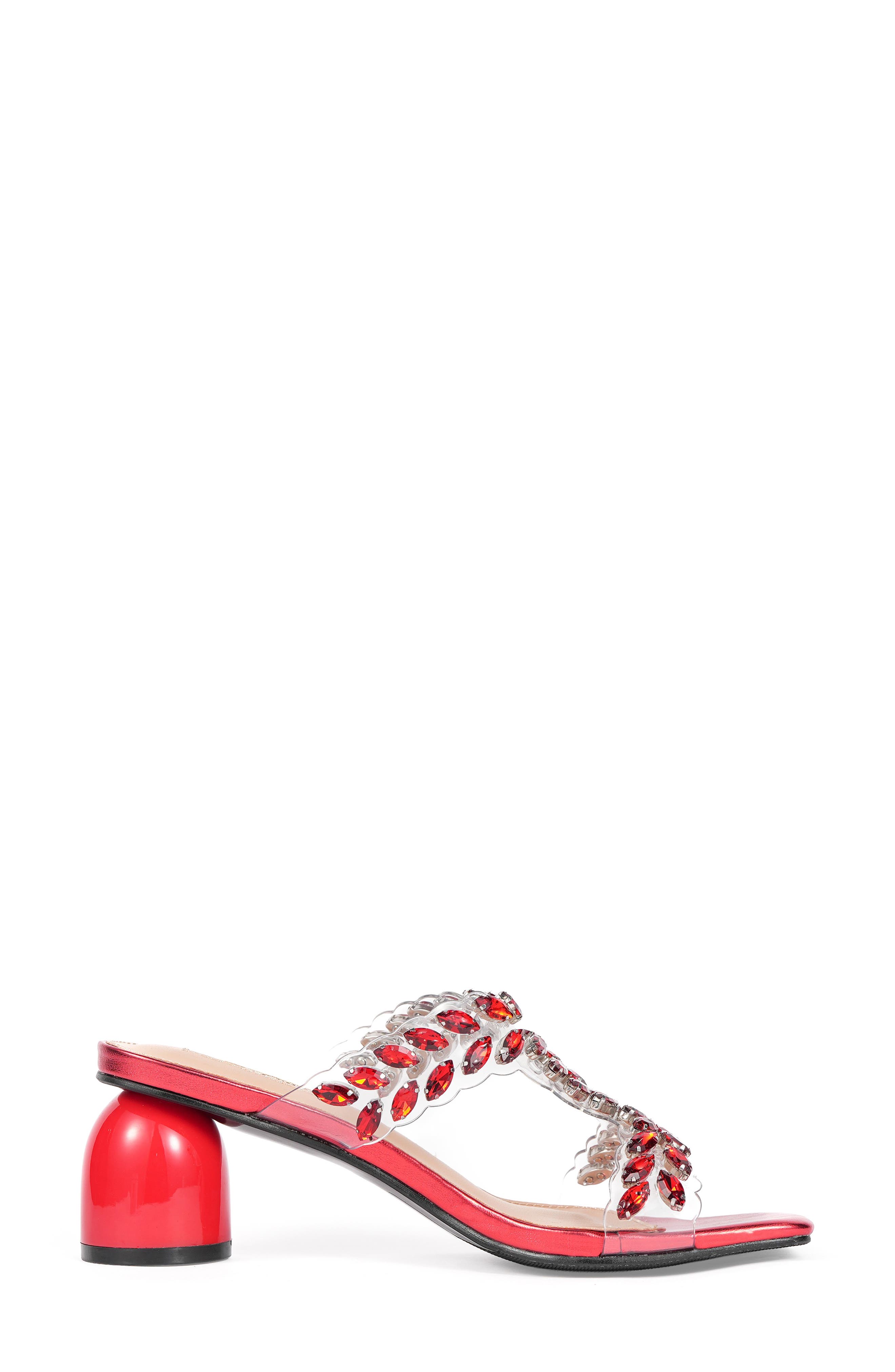 Seastar Slide Sandal, Alternate, color, RED