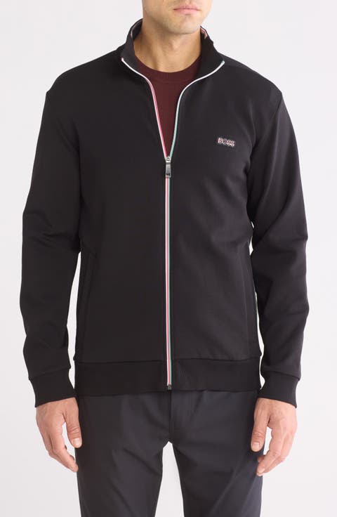 Skaz Stretch Cotton Blend Track Jacket