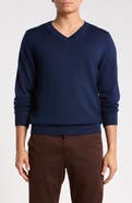 Nordstrom Washable Merino Wool V-Neck Sweater