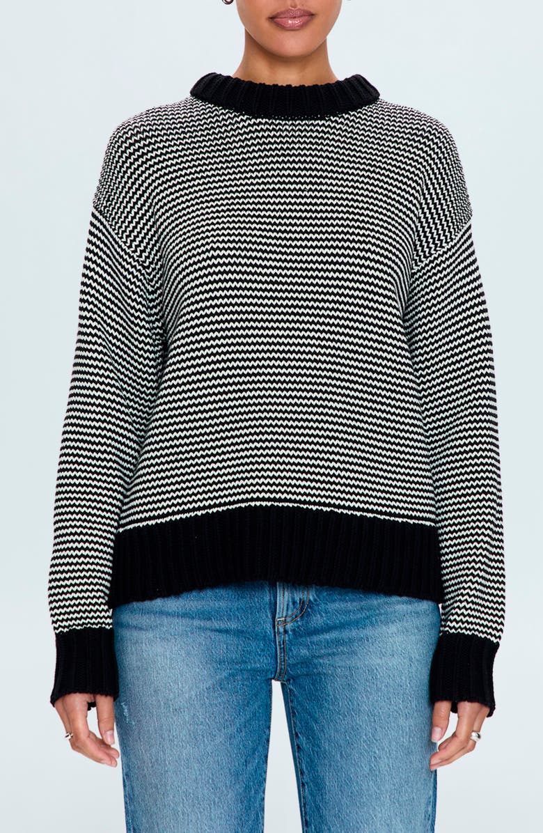 Pistola Jadine Cotton Mock Neck Sweater, Main, color,