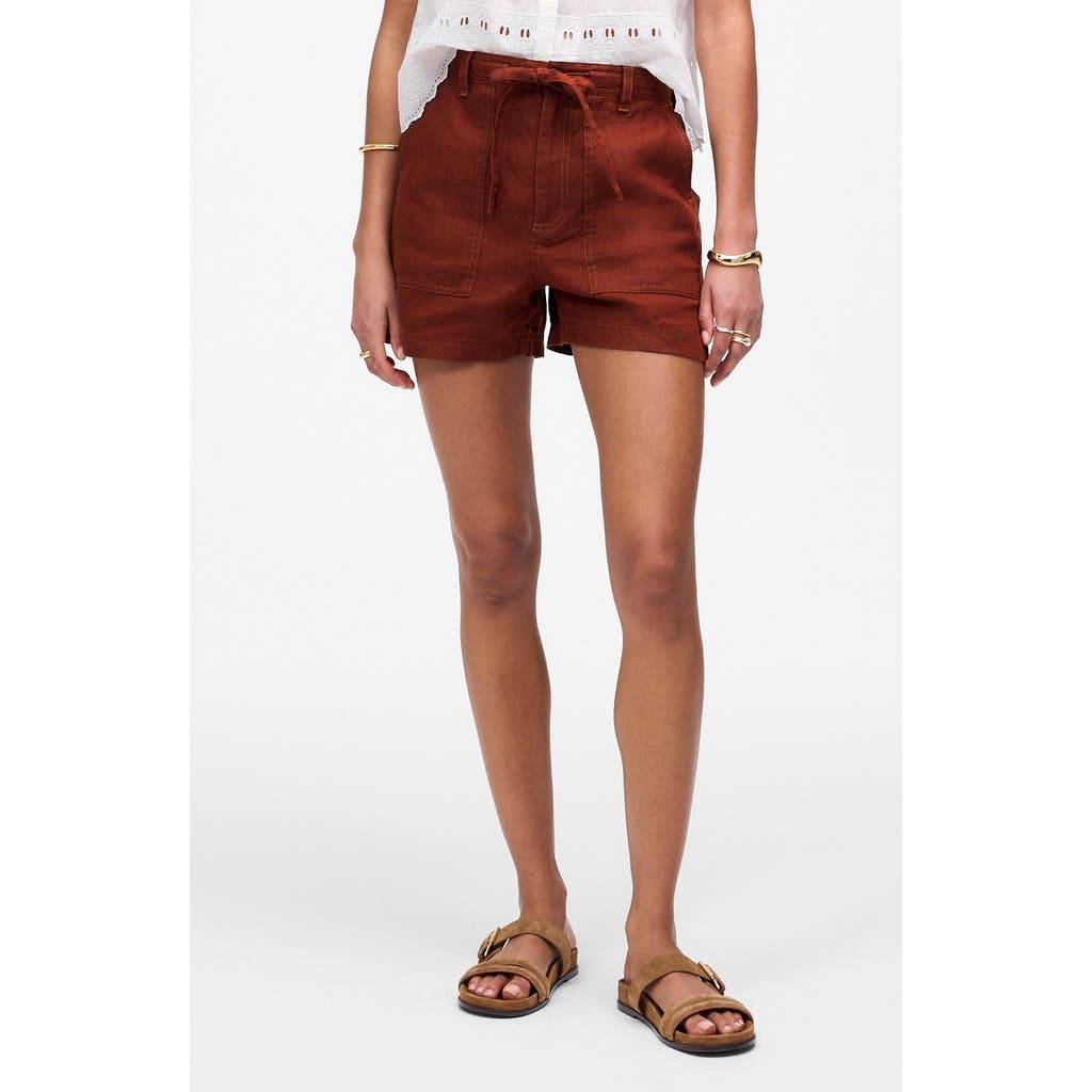 MADEWELL MADEWELL DRAWSTRING LINEN SHORTS