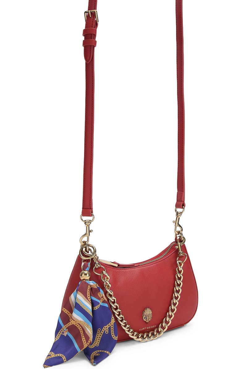 Kurt Geiger London Sloane Leather Hobo Crossbody Bag, Alternate, color,