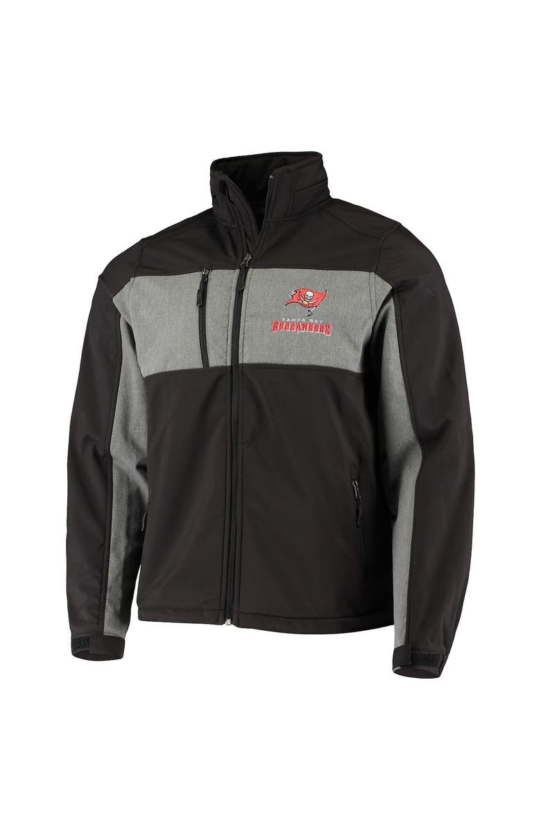 DUNBROOKE Men's Dunbrooke Black Tampa Bay Buccaneers Circle Zephyr Softshell Full-Zip Jacket, Alternate, color, Black