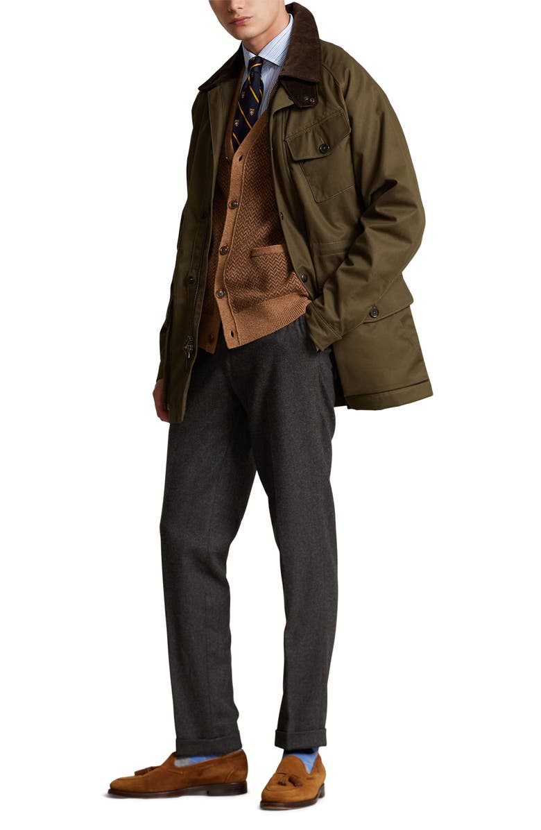 Polo Ralph Lauren Grove Belted Jacket, Alternate, color, Canopy Olive