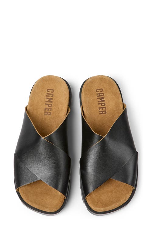 Camper Brutus Chunky Cross-strap Sandals In Black
