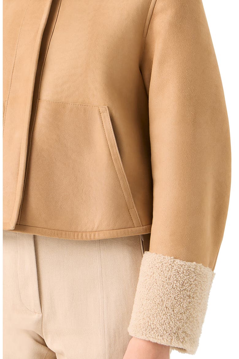 Cady Reversible Genuine Shearling Jacket, Alternate, color, BEIGE