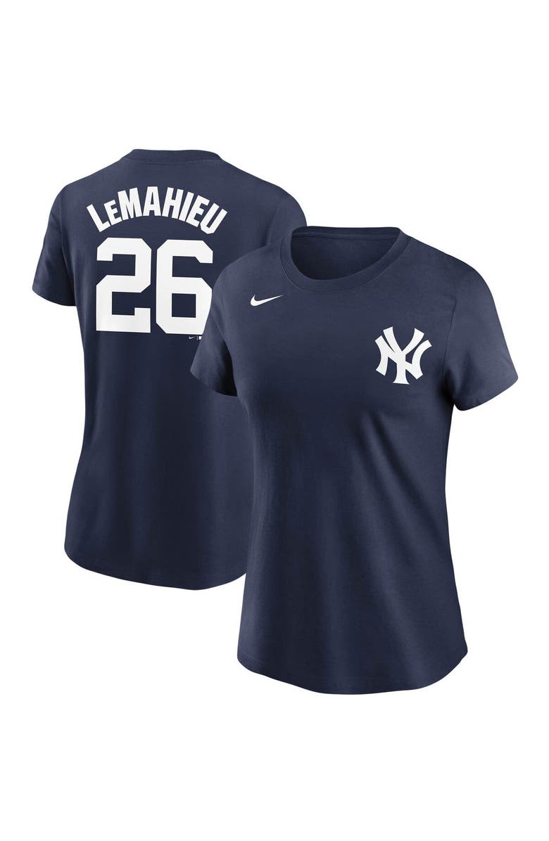Nike Women's Nike DJ LeMahieu Navy New York Yankees Name & Number T-Shirt, Main, color, Navy