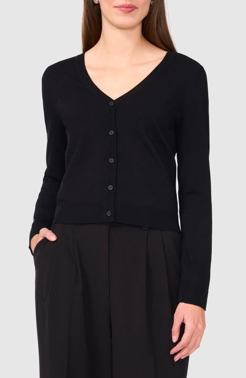 Halogenr Halogen(r) V-neck Cardigan In Rich Black