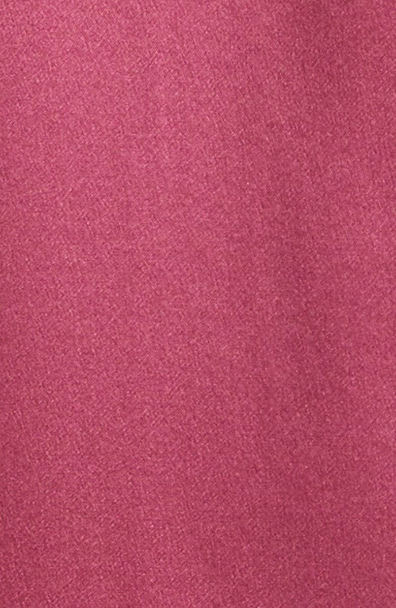 Cinq à Sept Kasia Ruched High-Low Silk Maxi Dress, Alternate, color, Shallot